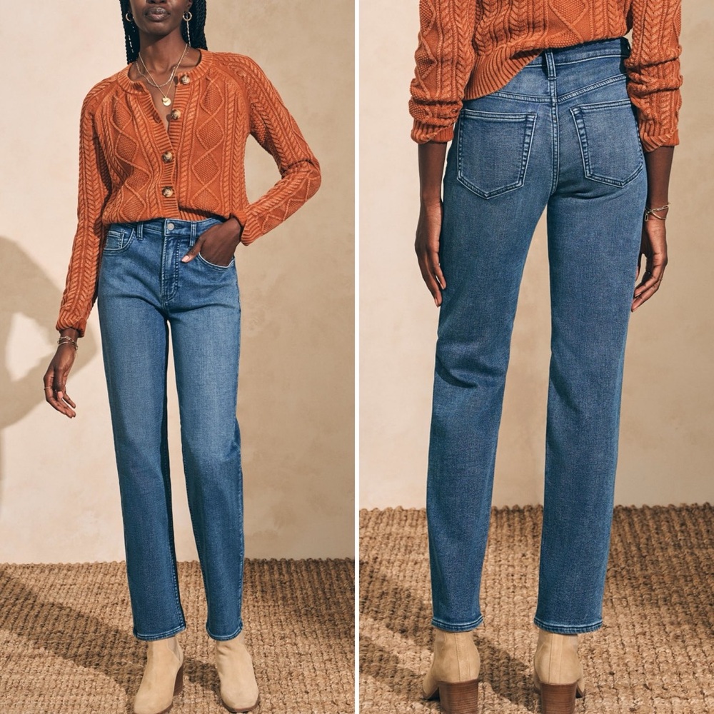 Faherty Blue Women Jeans